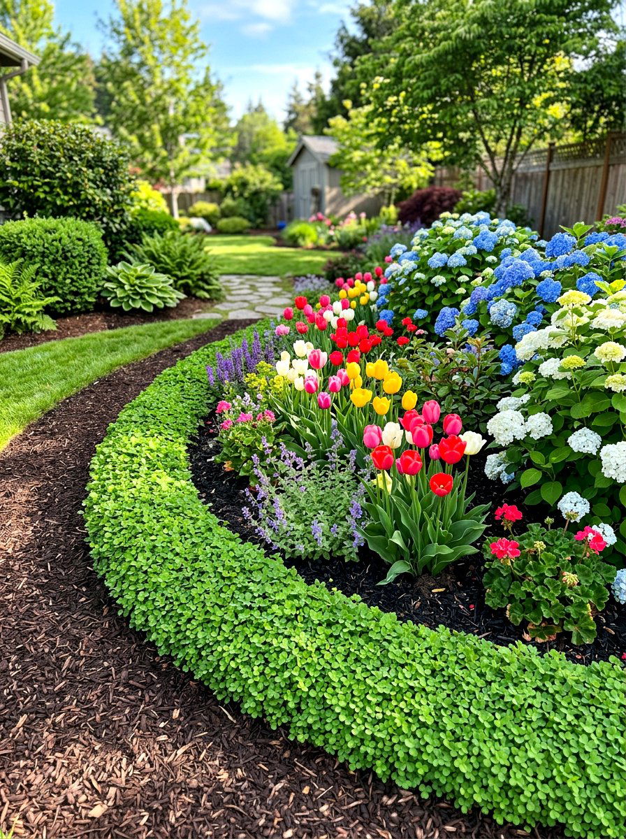 Clover Edging For Flower Beds - 30 clover backyard ideas