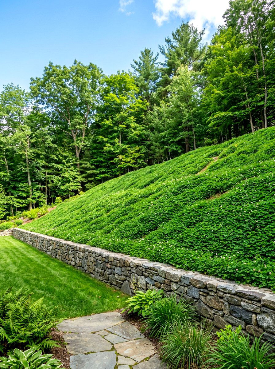 Clover Erosion Control Slope - 30 clover backyard ideas
