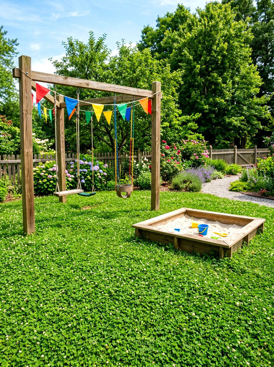 Clover Ground Cover For Play Area - 30 clover backyard ideas