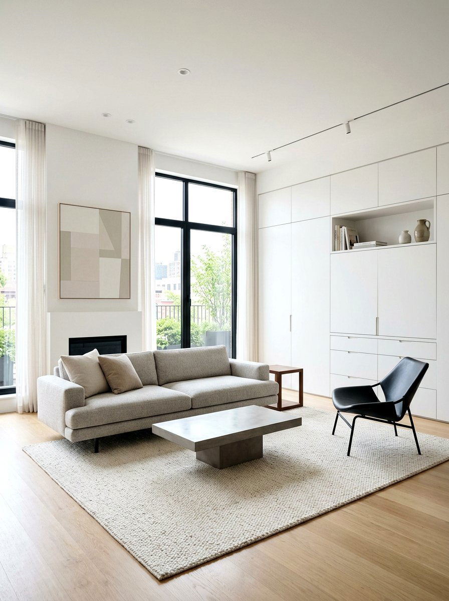 Clutter free living room - 30 restorative living room ideas