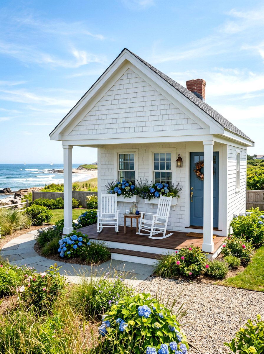 Coastal Backyard Guest House - 30 coastal backyard ideas