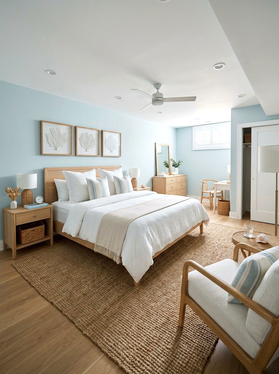 Coastal Basement Guest Suite - 30 basement guest suite ideas