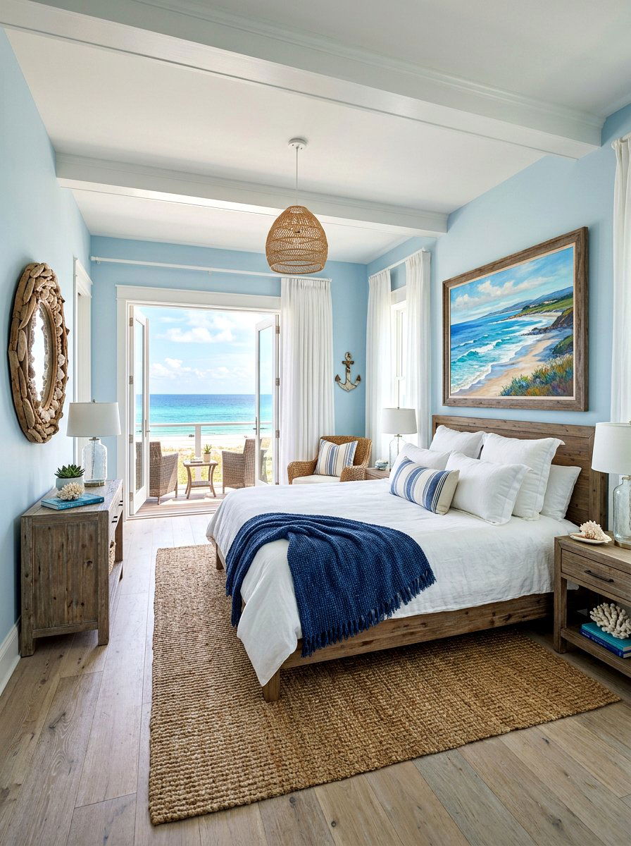 Coastal Beach Bedroom - 30 teen bedroom ideas