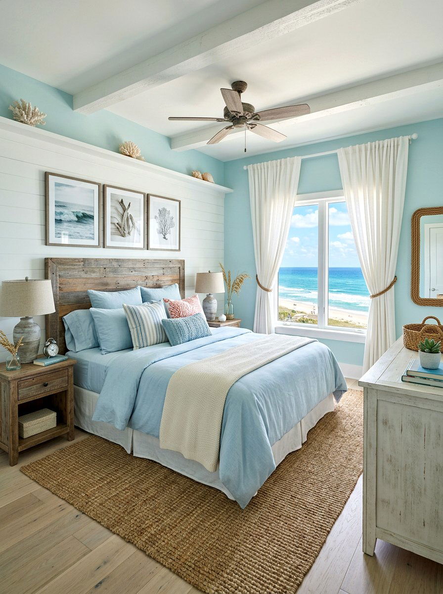 Coastal Bedroom - 30 island style home ideas
