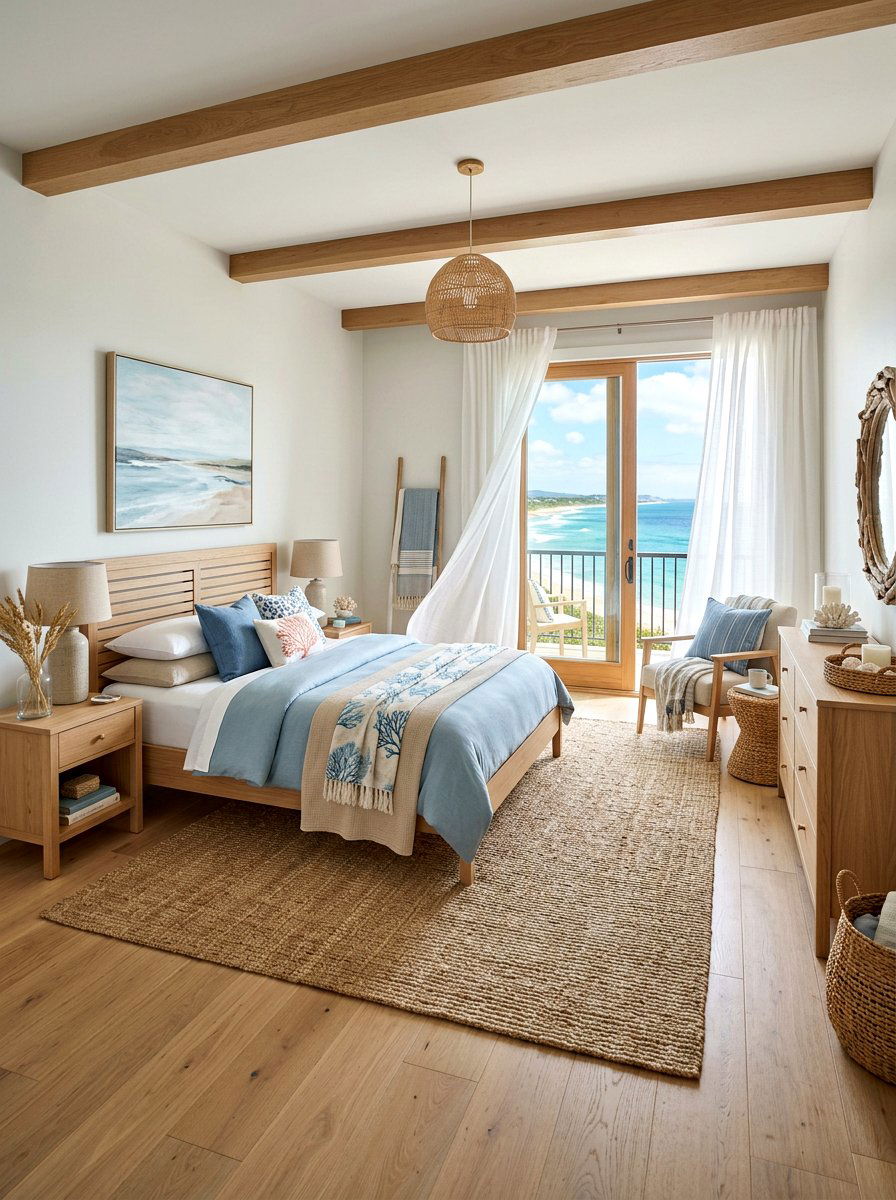 Coastal Bedroom - 30 light and airy bedroom ideas