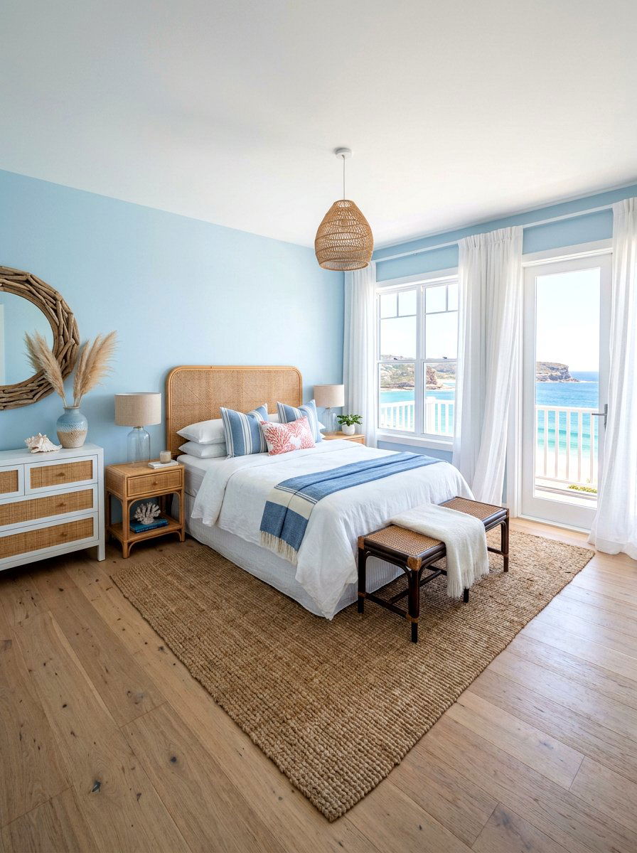 Coastal Bedroom - 30 romantic bedroom ideas