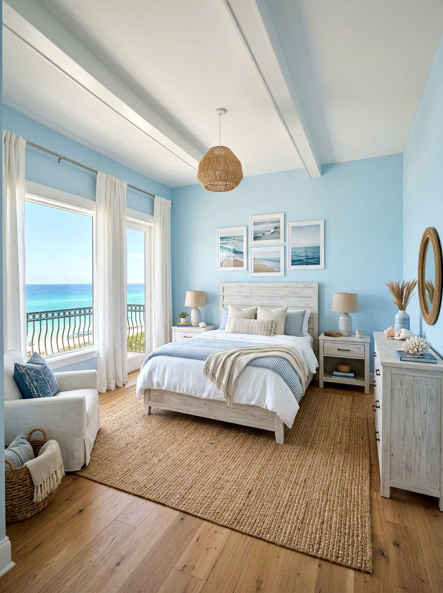 Coastal Bedroom - 30 tween girl bedroom ideas