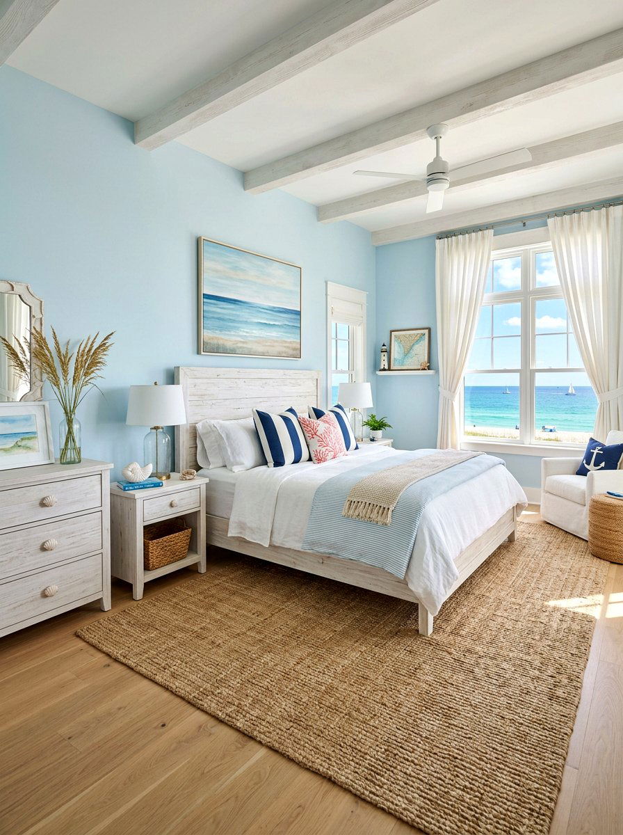 Coastal Bedroom - 30 collected bedroom decor ideas