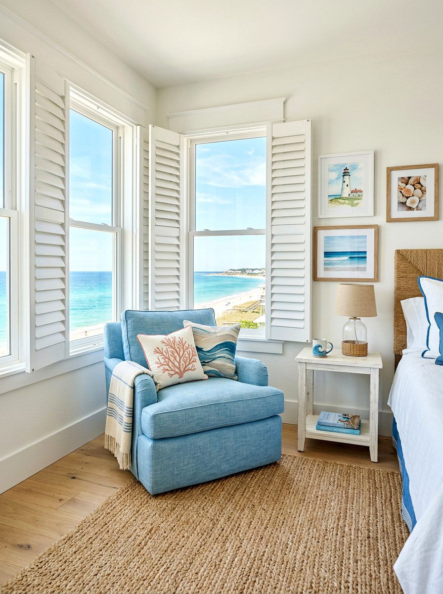 Coastal Bedroom Lounge Nook - 30 bedroom dressing lounge ideas