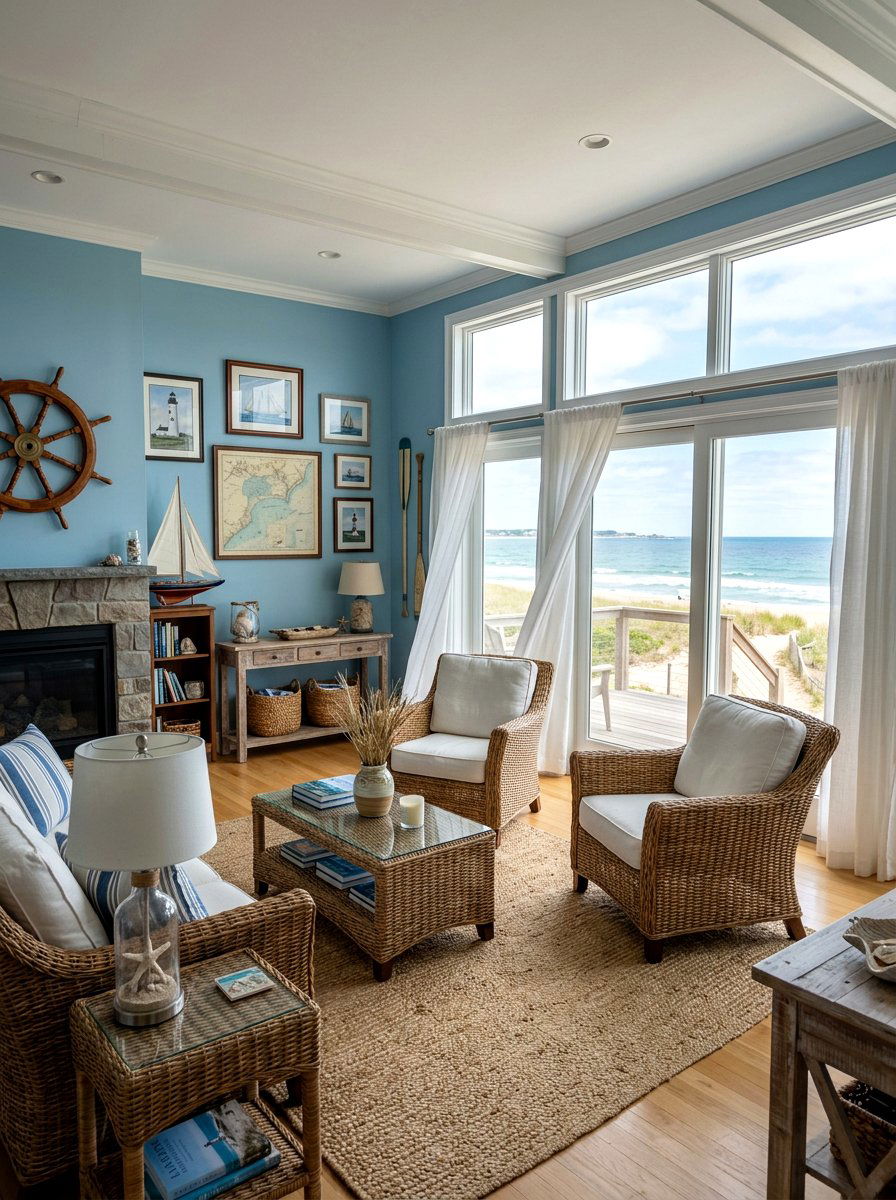 Coastal Blue Den - 30 reading den ideas