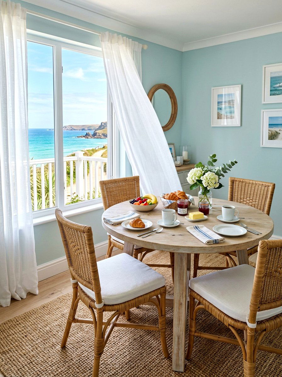 Coastal Breakfast Space - 30 breakfast nook ideas