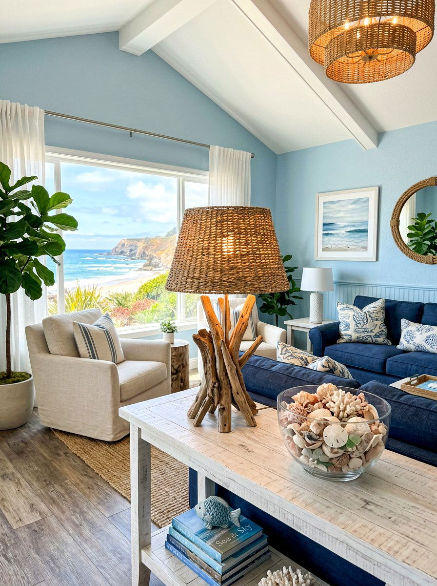Coastal Buffet Lamp - 30 buffet lamp styling ideas
