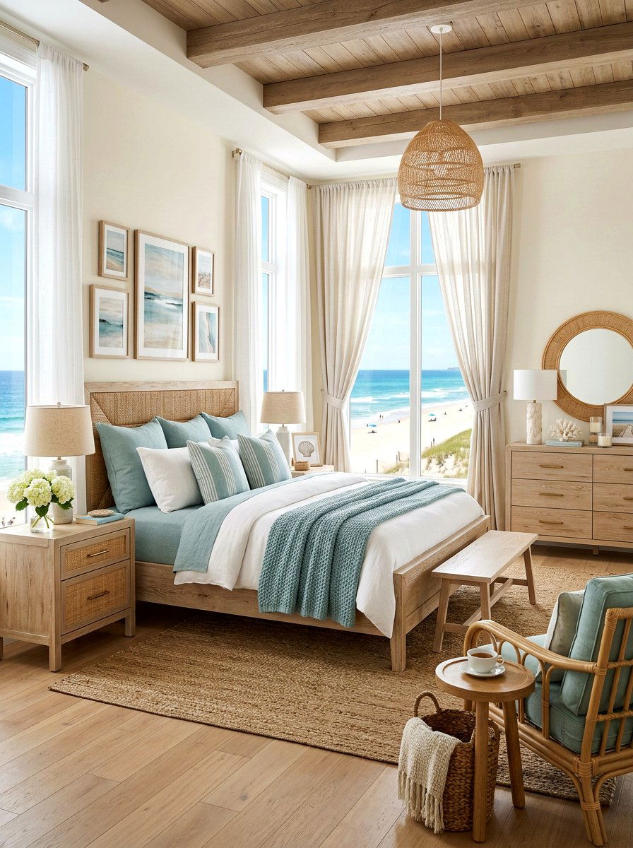 Coastal Chic Bedroom - 30 couture bedroom ideas