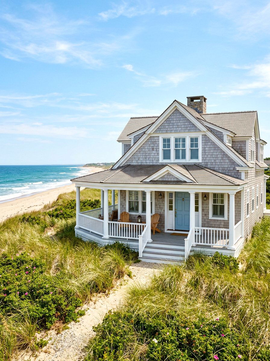 Coastal Cottage Exterior - 30 storybook cottage exterior ideas