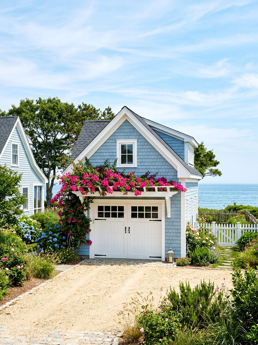 Coastal Cottage Garage - 30 detached garage exterior ideas