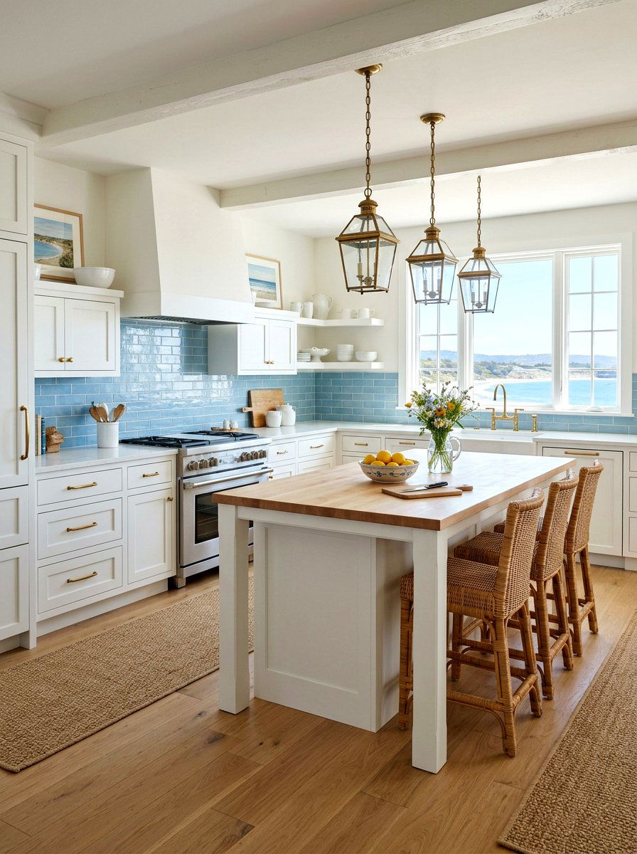 Coastal Cottage Kitchen - 30 small cottage kitchen ideas
