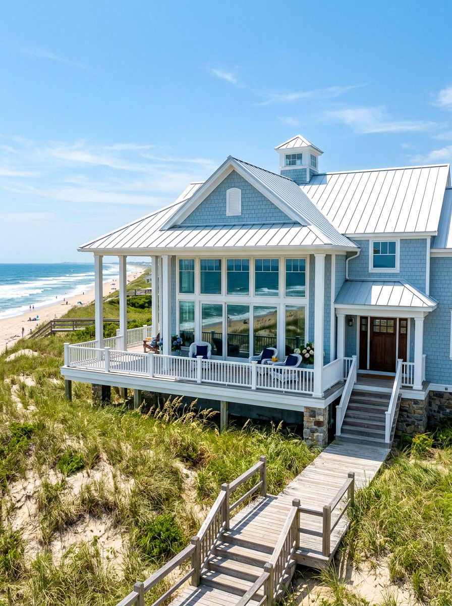 Coastal Country Exterior - 30 country house exterior ideas
