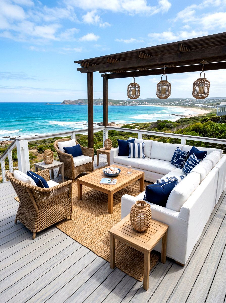 Coastal Deck Lounge - 30 exterior seating area ideas