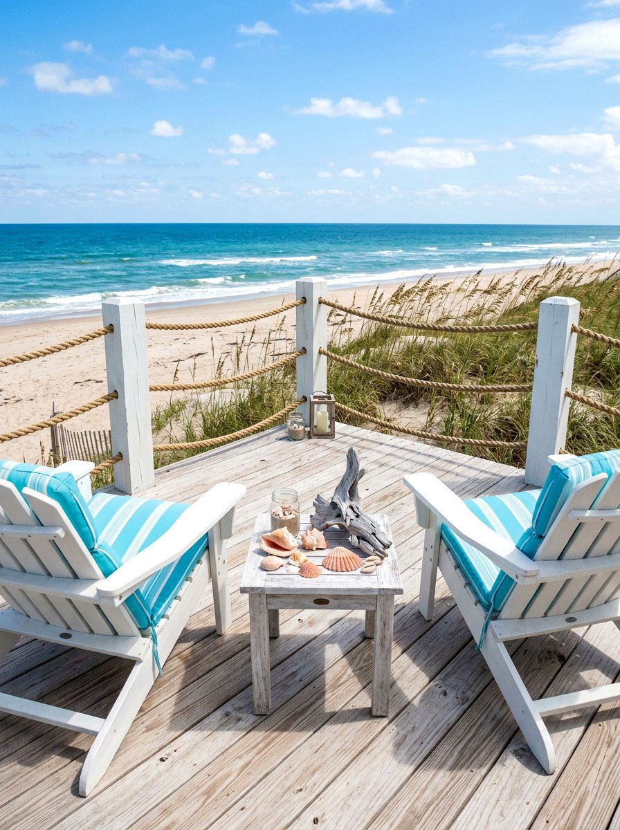 Coastal Deck - 30 backyard deck ideas