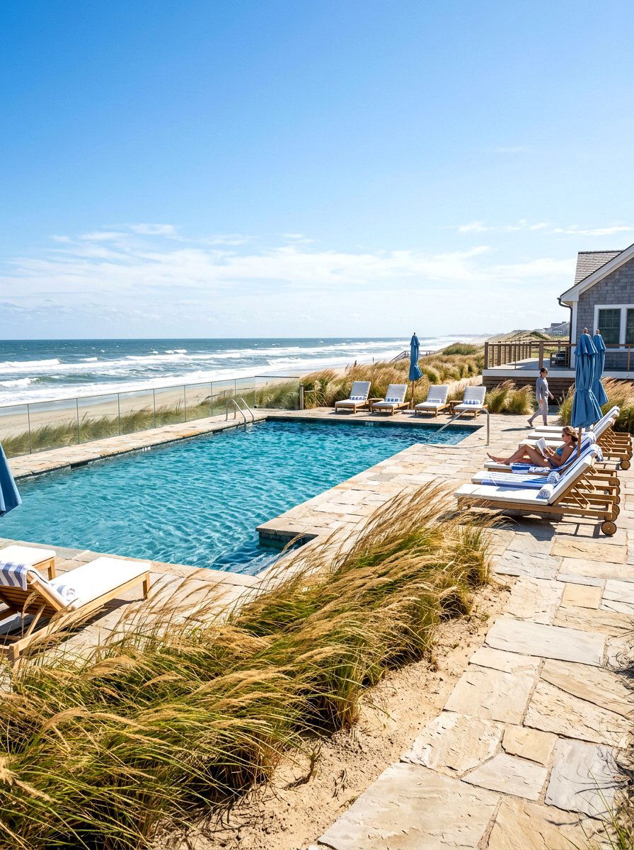 Coastal Dune Grass - 30 pool landscaping ideas