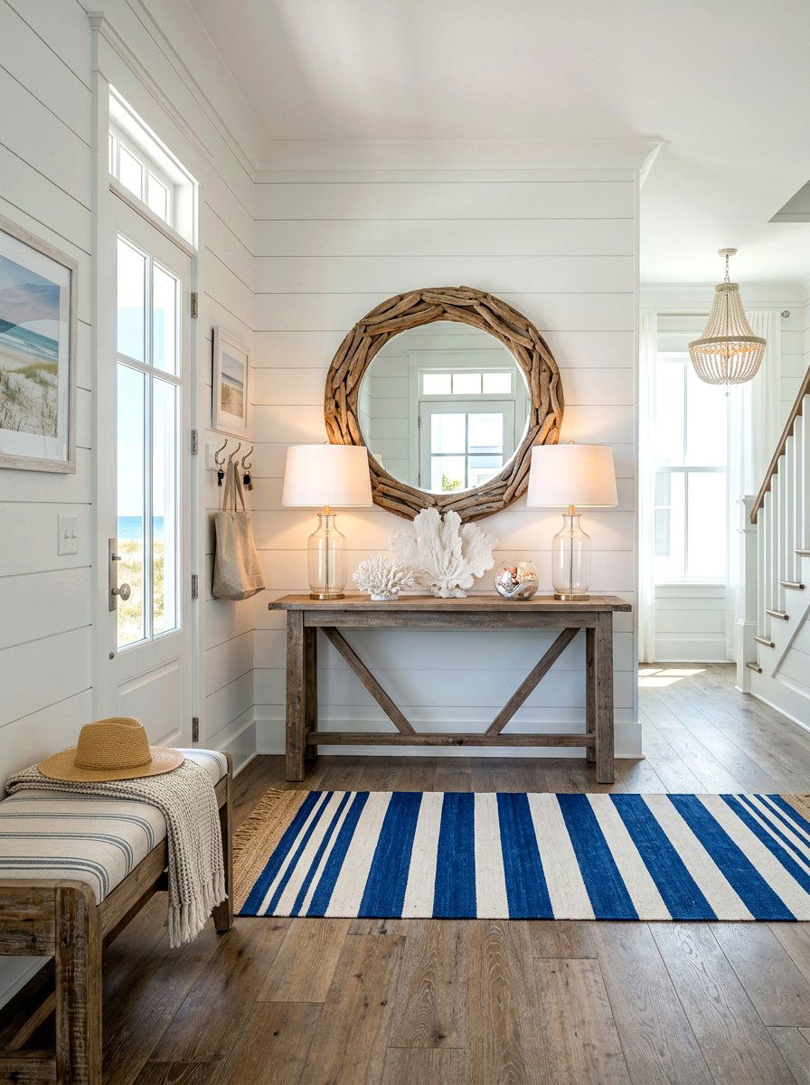 Coastal Entryway Decor - 30 viral entryway ideas