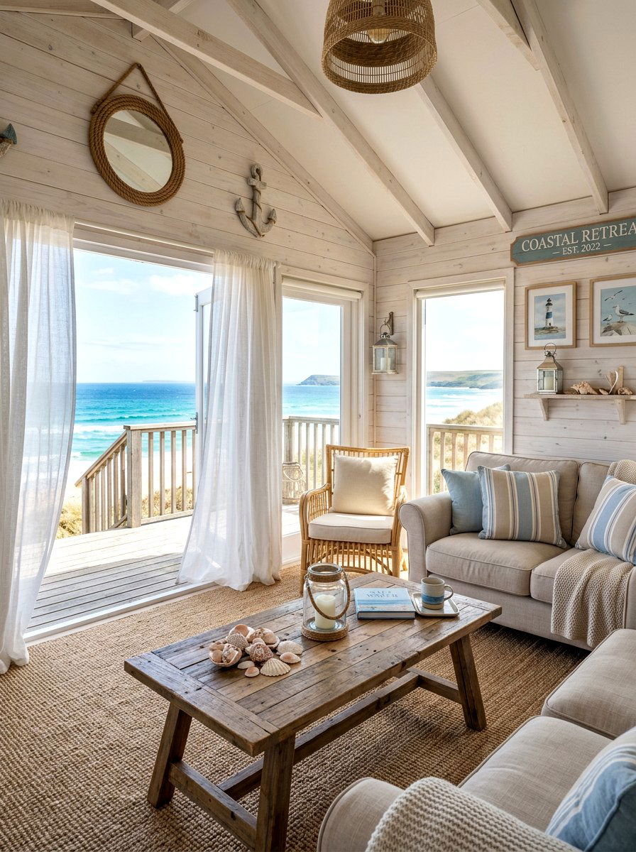 Coastal Escape Shed - 30 she shed ideas