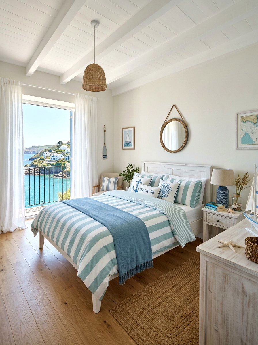 Coastal European Bedroom - 30 European bed styling ideas