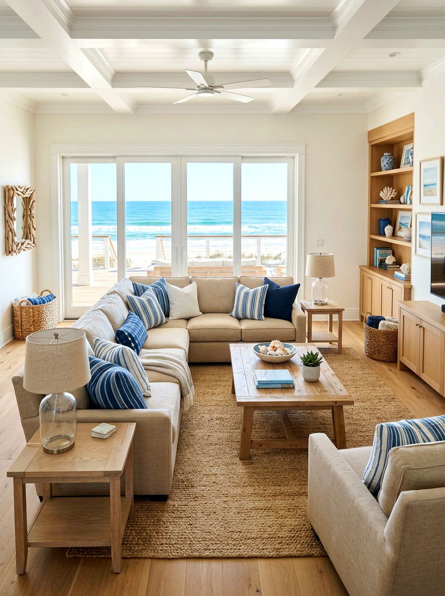 Coastal Family Room Decor - 30 family room decor ideas