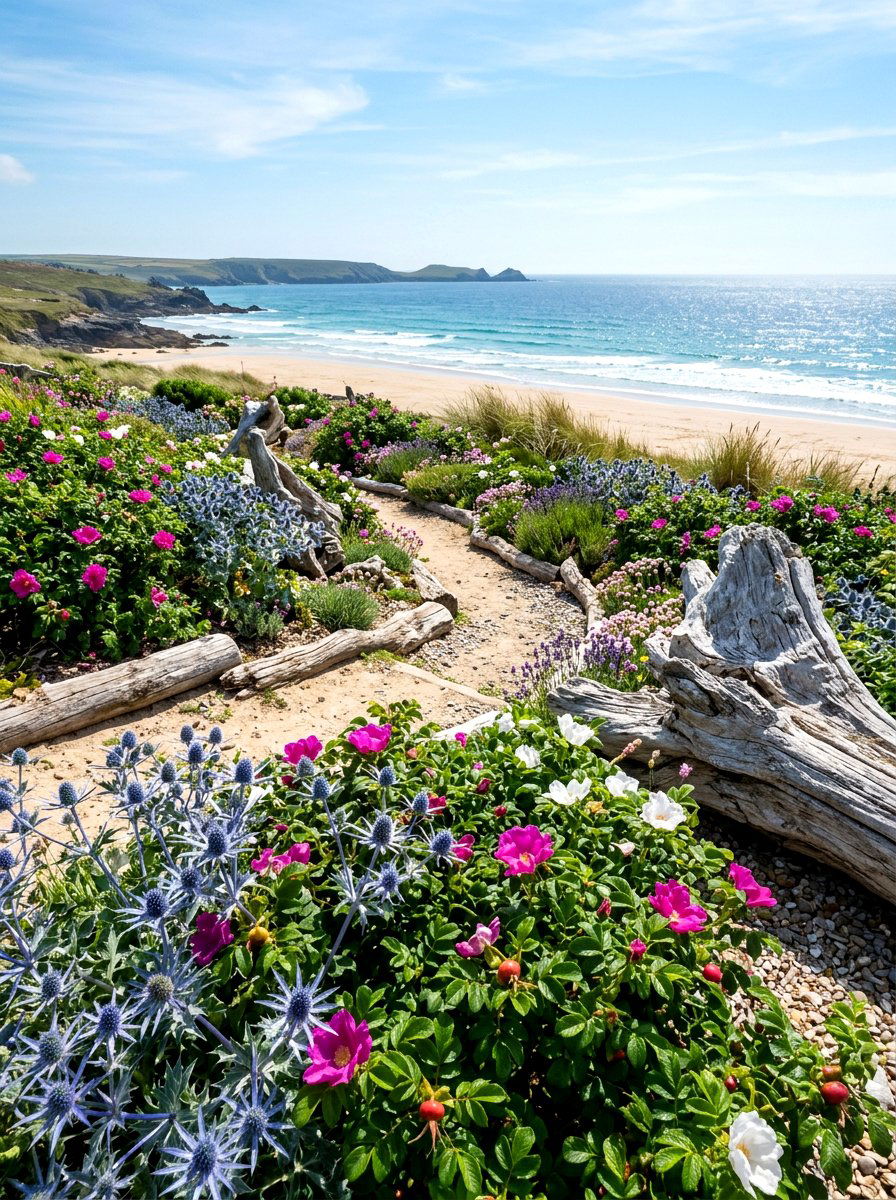 Coastal Flower Garden - 30 flower garden ideas