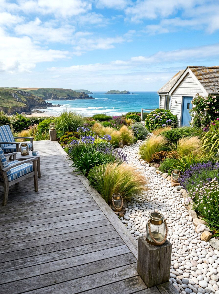 Coastal Garden - 30 garden decor ideas