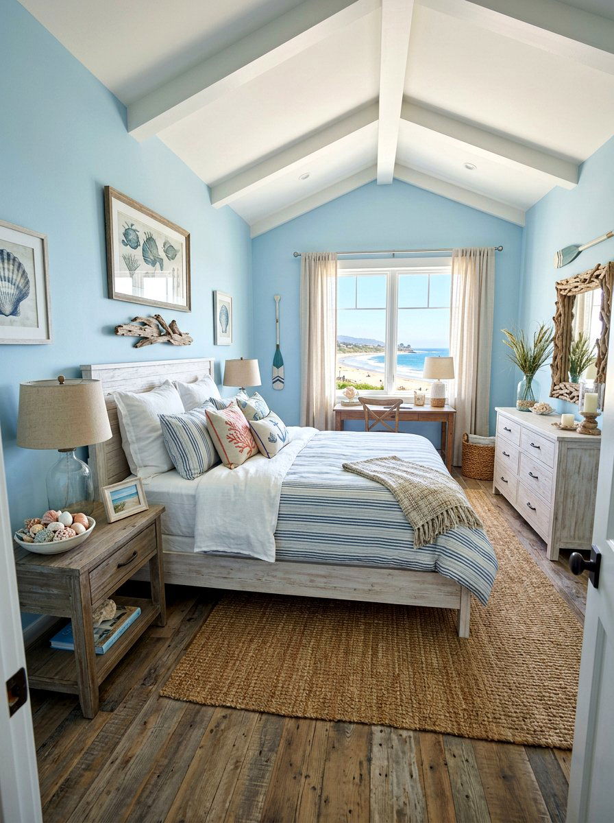 Coastal Guest Room - 30 spare bedroom ideas