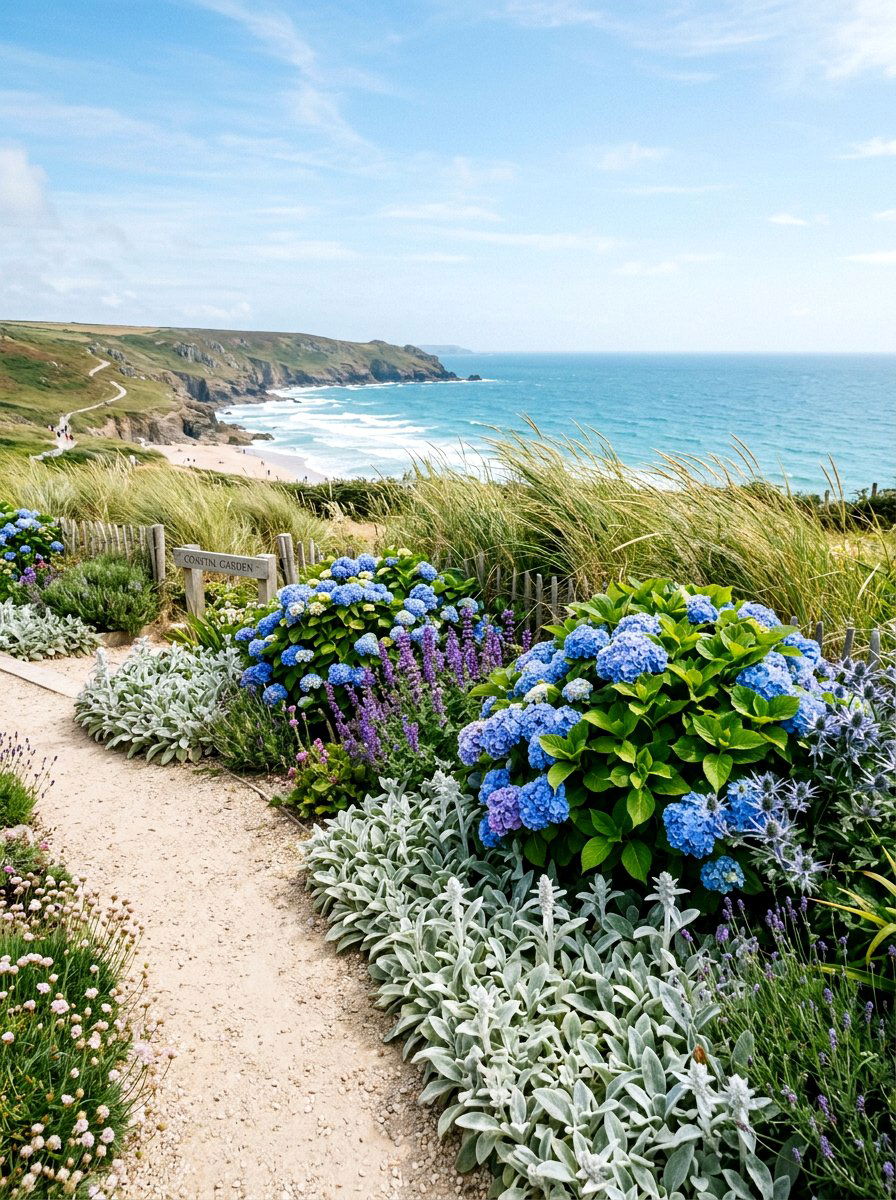 Coastal Layered Garden Aesthetic - 30 layered front yard landscaping ideas
