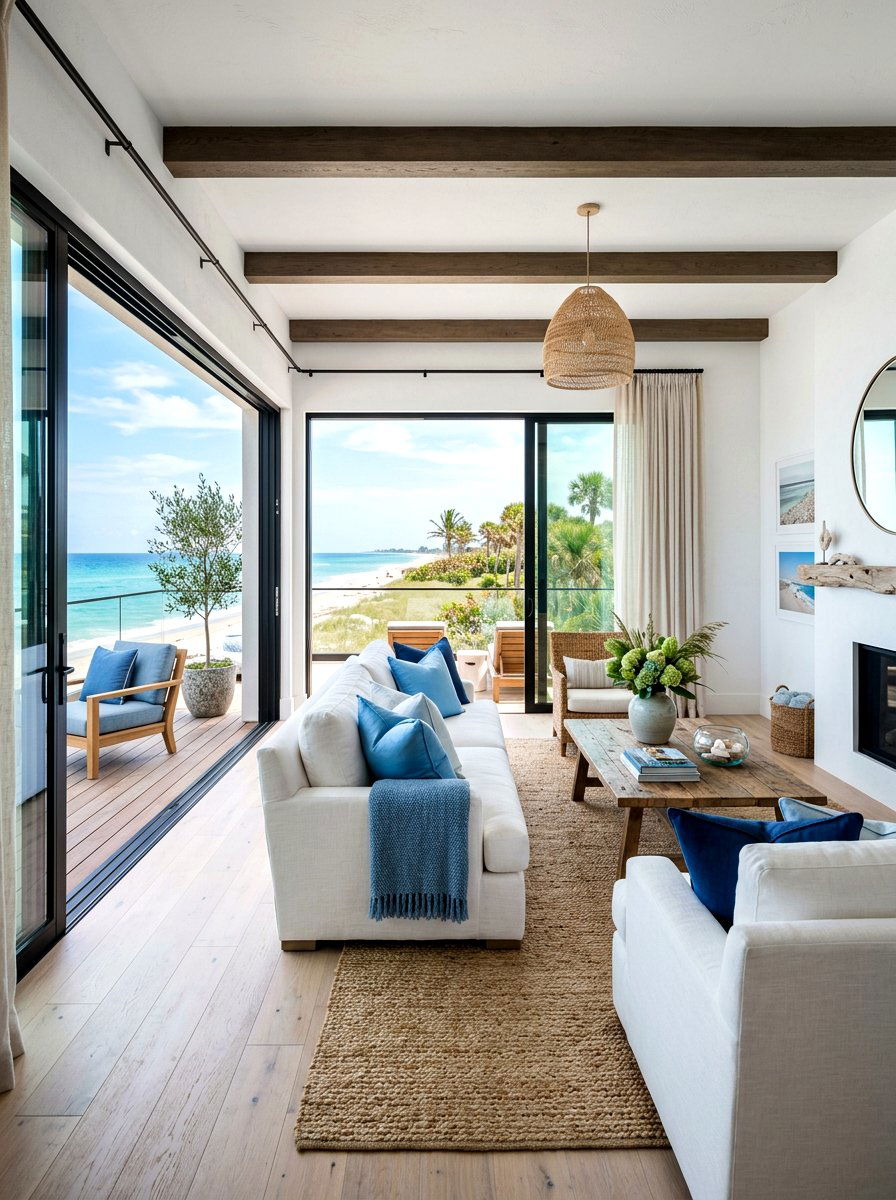 Coastal Living Room - 30 collected luxury living room ideas