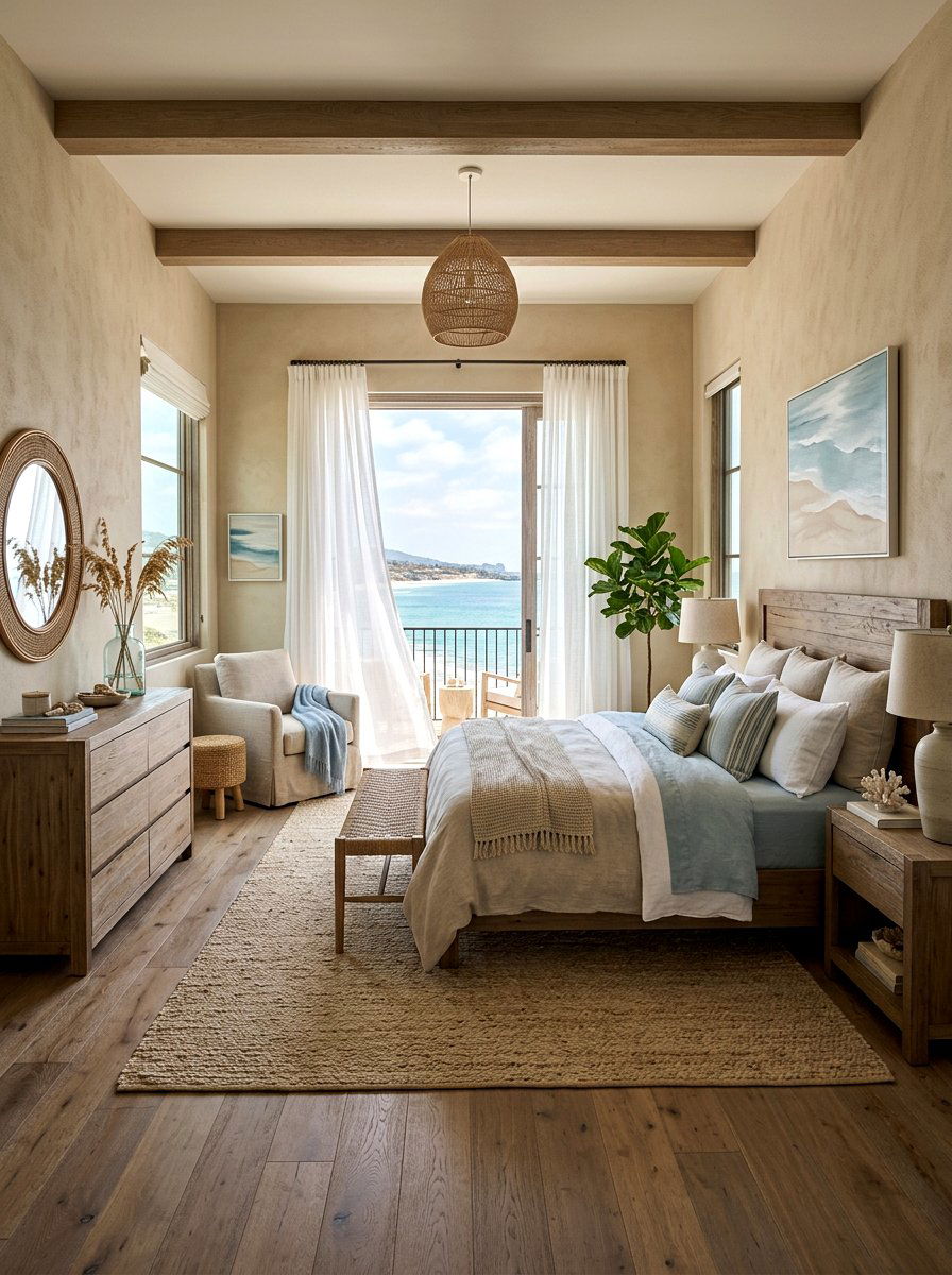 Coastal Luxury Bedroom - 30 quiet luxury master bedroom ideas