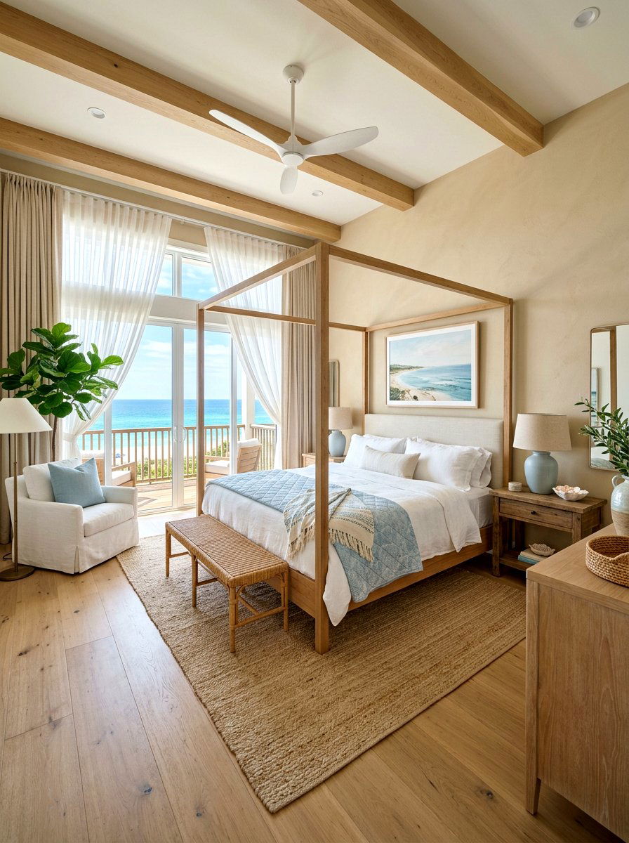 Coastal Luxury Bedroom - 30 luxury bedroom ideas