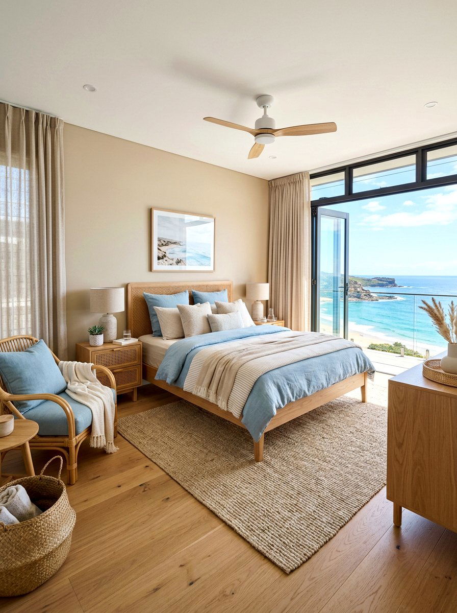 Coastal Modern Bedroom - 30 modern bedroom ideas