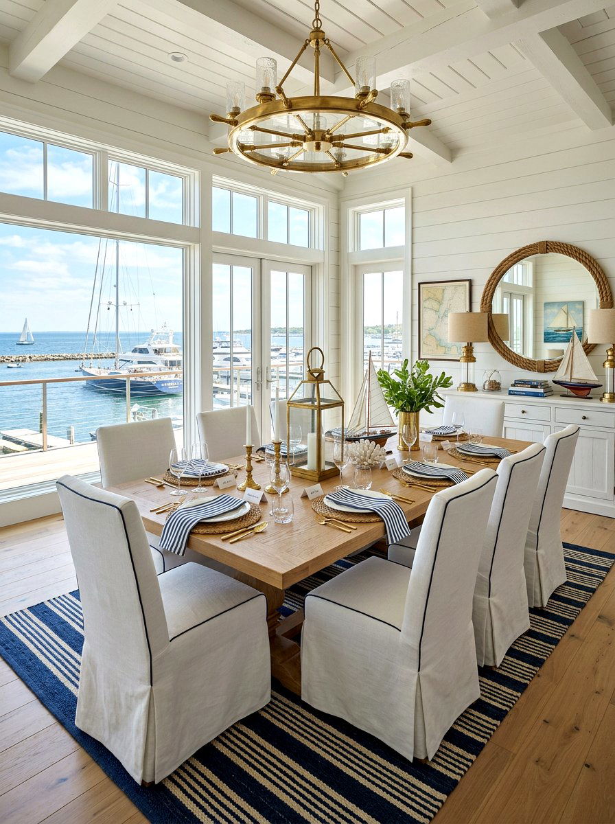 Coastal Nautical - 30 formal table setting ideas