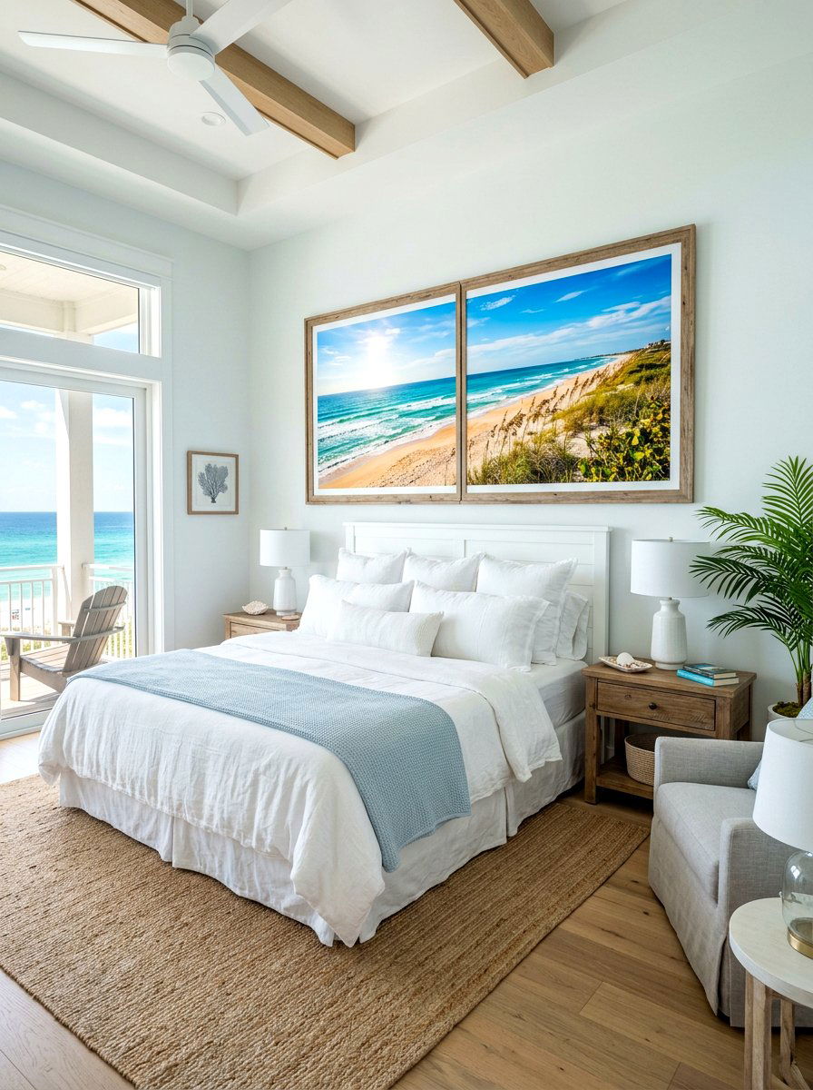 Coastal Ocean Beach Photography - 30 coastal home decor ideas
