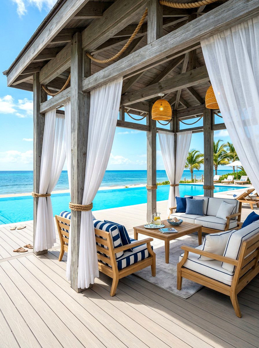 Coastal Pool Pavilion - 30 pool pavilion ideas