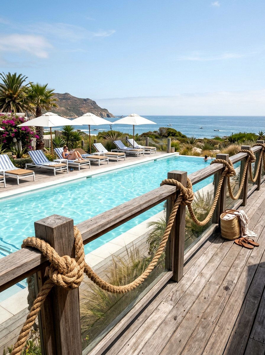 Coastal Rope Decoration - 30 pool party decor ideas