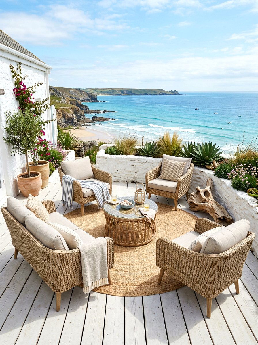 Coastal Sand Toned Patio - 30 sand toned patio ideas