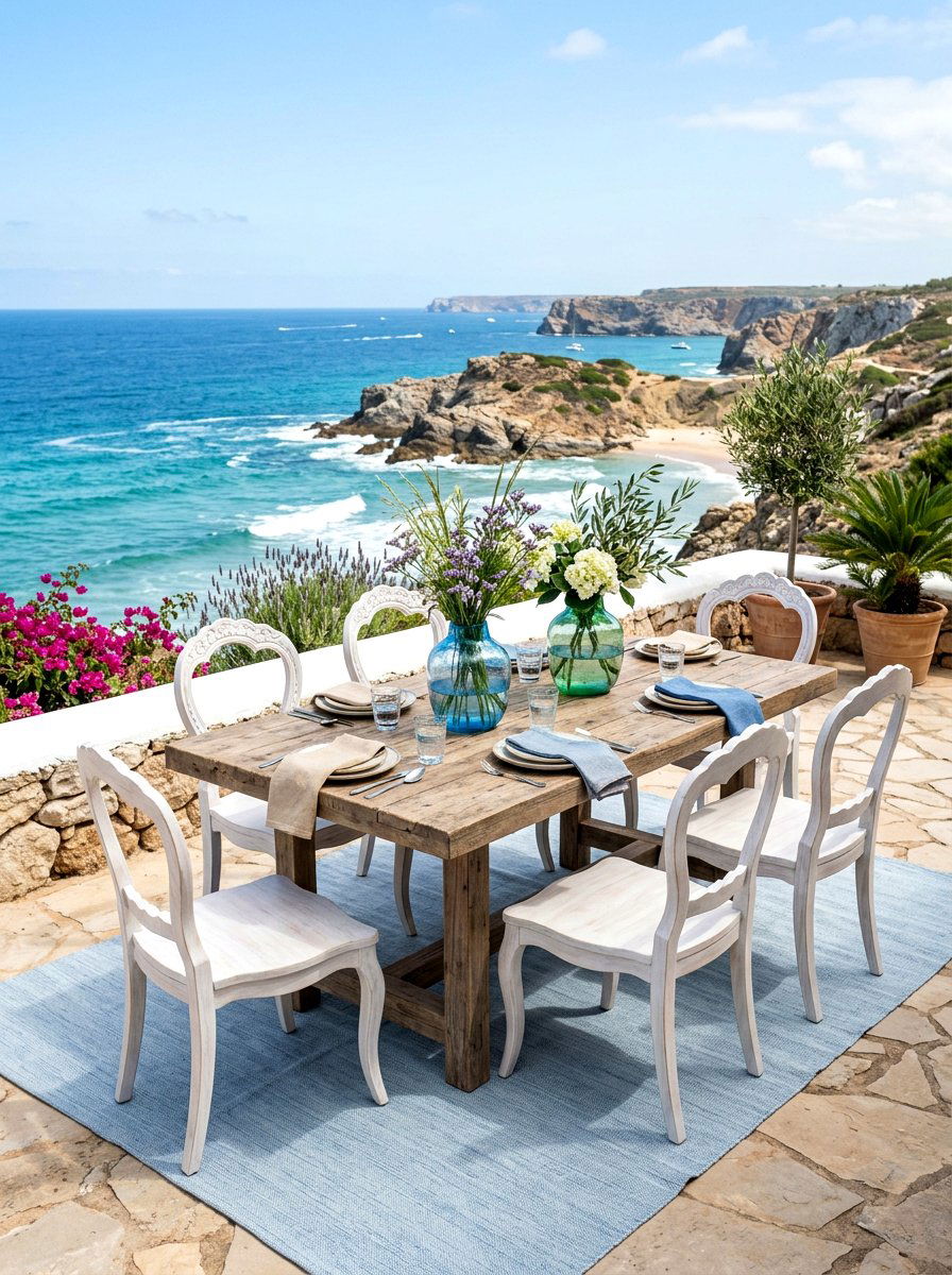 Coastal Scalloped Dining Chair - 30 scalloped dining chairs ideas