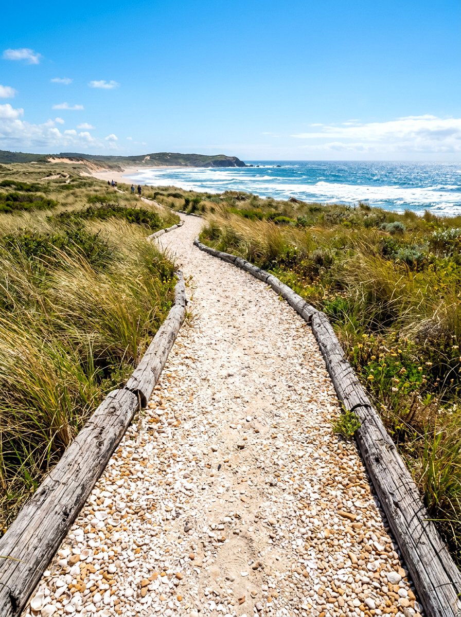 Coastal Seashell Gravel Mix - 30 gravel front yard landscaping ideas