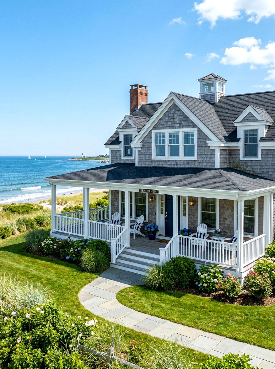 Coastal Shingle Cottage - 30 cottage exterior ideas