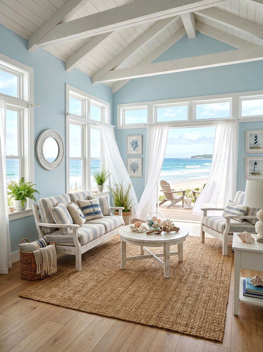 Coastal Small Sunroom Vibe - 30 small sunroom ideas