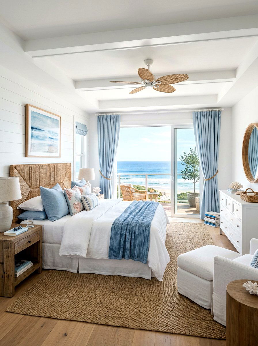 Coastal Sophisticated Bedroom - 30 sophisticated bedroom decor ideas