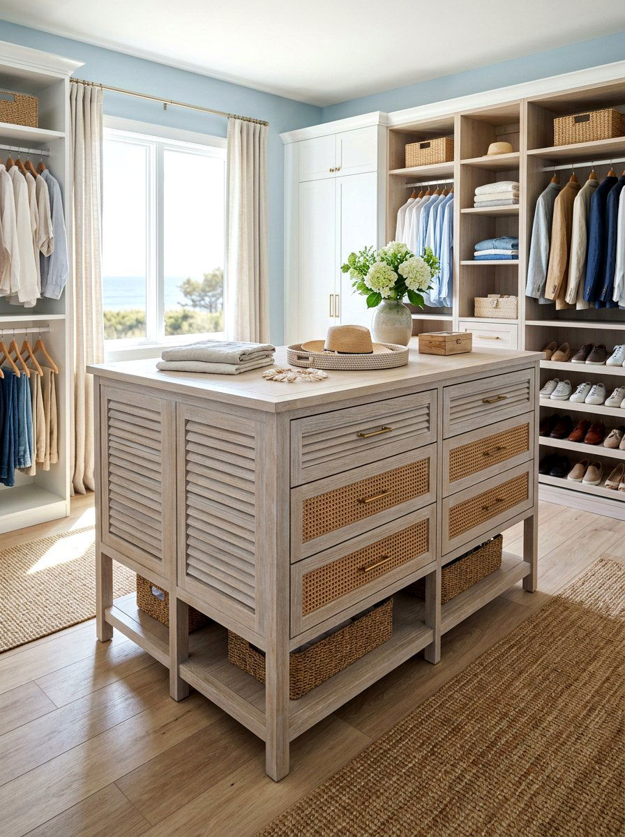 30 closet island ideas: Smart Storage Center for Stylish Homes