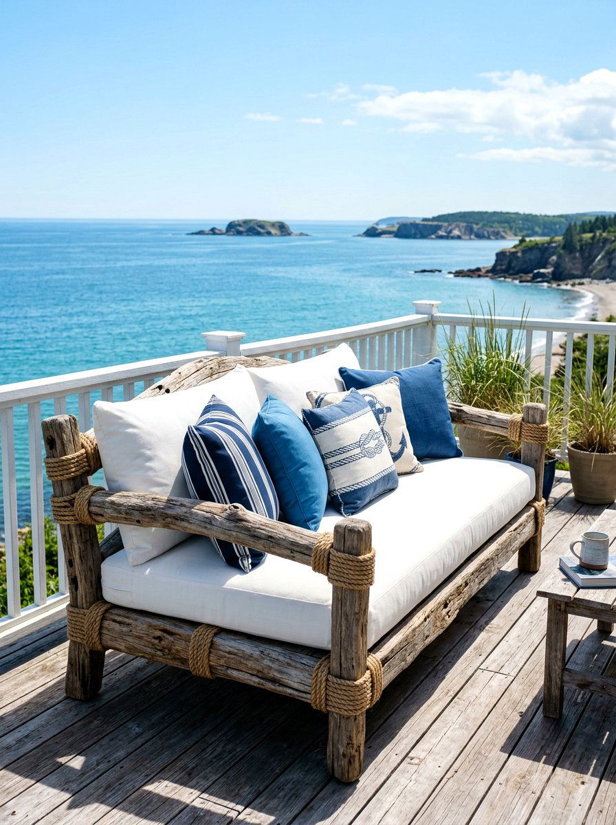Coastal Style Daybed - 30 porch daybed ideas