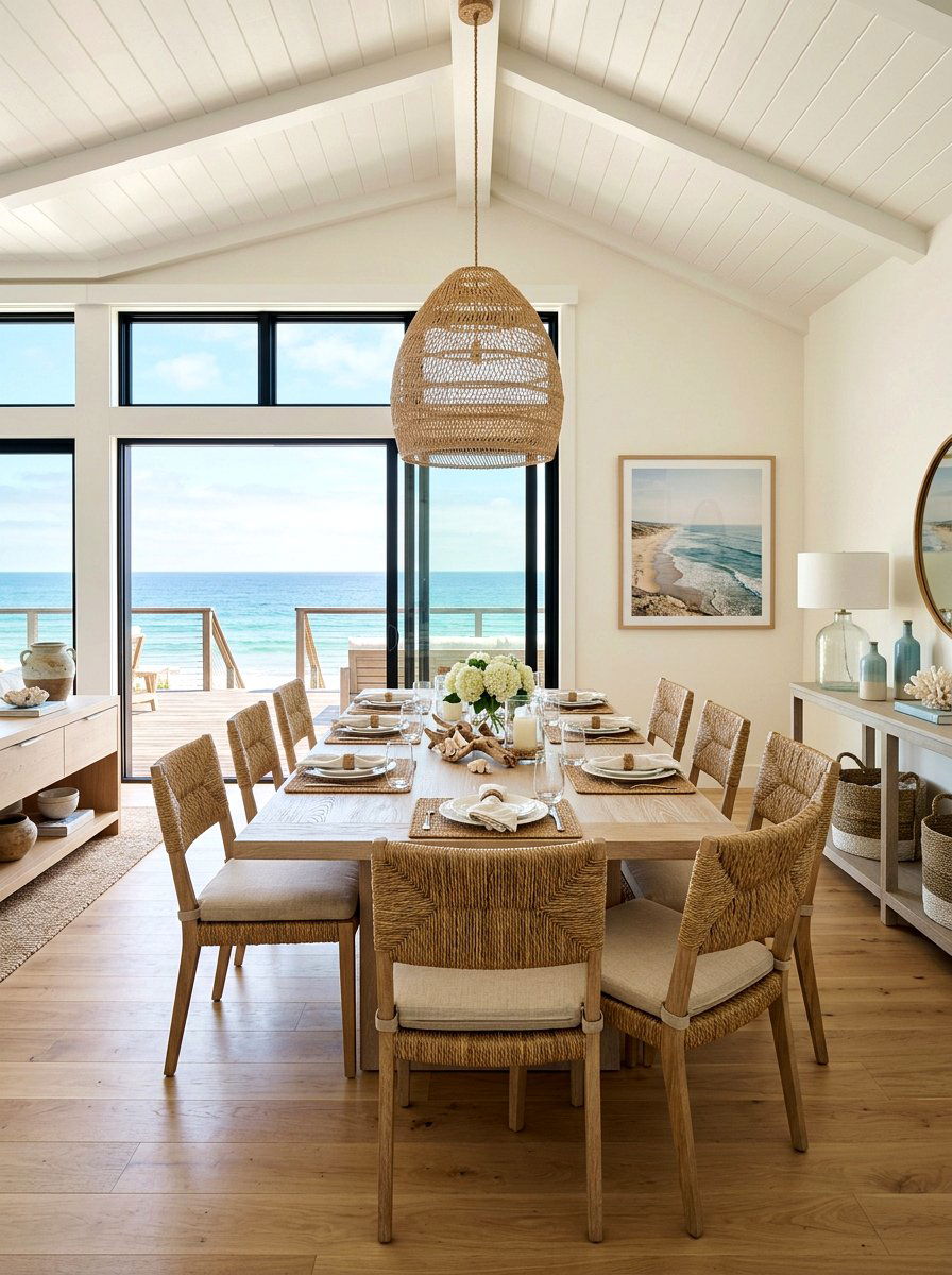 Coastal Style Dining Room - 30 supper club home ideas