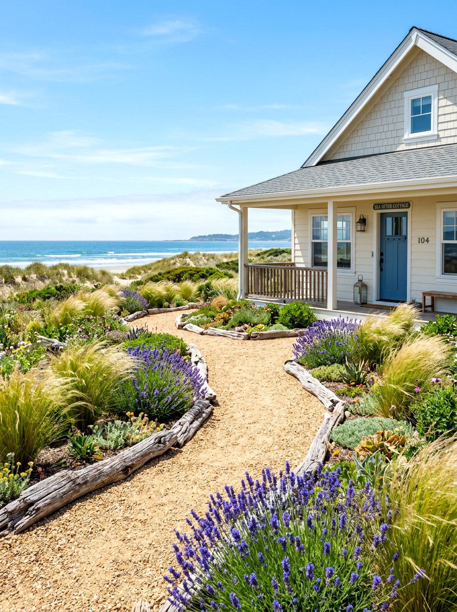 Coastal Style Landscape - 30 front garden ideas